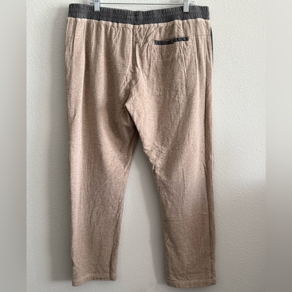 Carbon2Cobalt Lounge Jogger Pants Beige Gray Size L - Picture 2 of 7